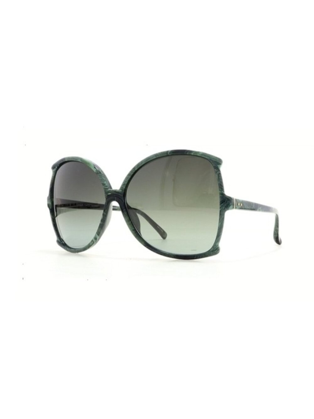 Linda Farrow green jade gold details Sunglasses LFL/514/12 64-14-143 EUC